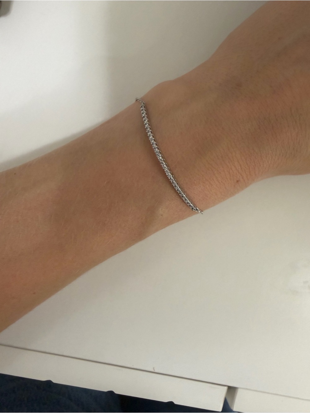 Michael Kors Silver Pavé Chain Bracelet